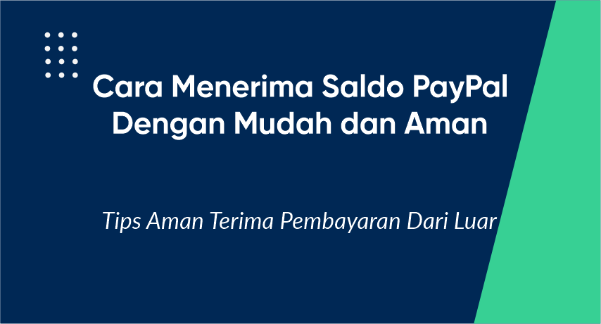 Cara menerima saldo PayPal